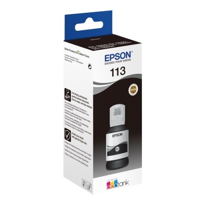 Embalagem de tinta Epson 113 preta para impressora