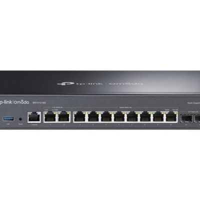 Comutador de rede TP-Link Omada ER6120-M com várias portas