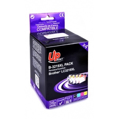 Pacote de tinteiros compatíveis UP Print B-3219XL para Brother LC3219XL