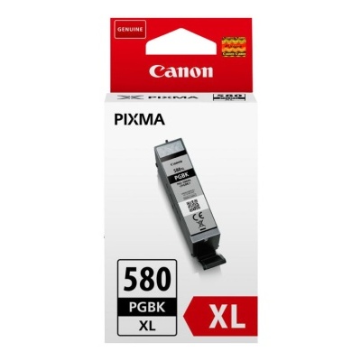 Embalagem de tinteiro Canon PIXMA 580 PGBK XL preto