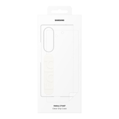 Embalagem branca com capa clara para Samsung Galaxy Z Fold3