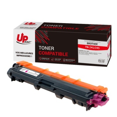 Toner compatível Brother TN-241/245 Up Print com embalagem preta, branca e vermelha.