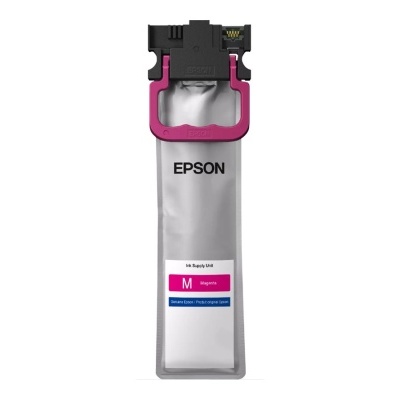 Cartucho de tinta Epson Magenta em embalagem plástica