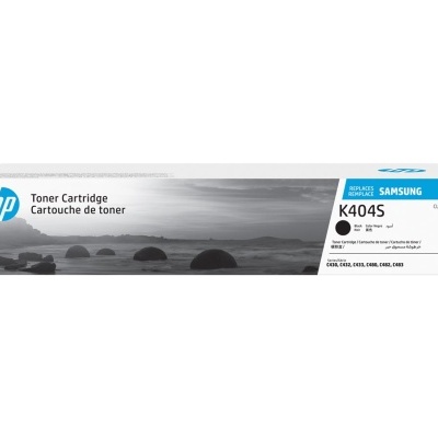 Cartucho de toner HP Samsung K404S branco e cinza com imagem de pedras na praia