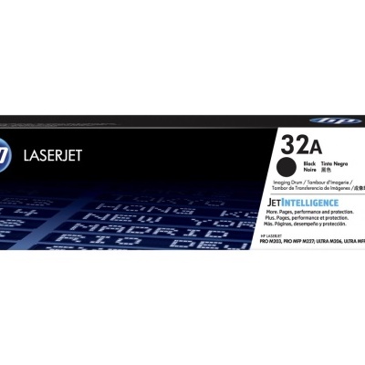 Cartucho toner HP LaserJet 32A preto em caixa
