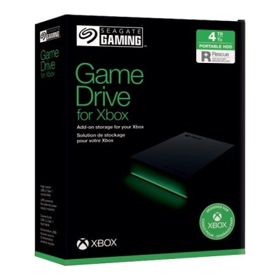 Embalação do Seagate Gaming Game Drive para Xbox, 4TB