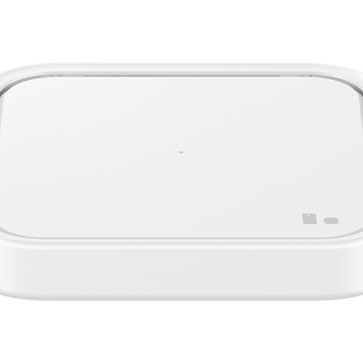 Base de carregamento sem fios branca quadrada