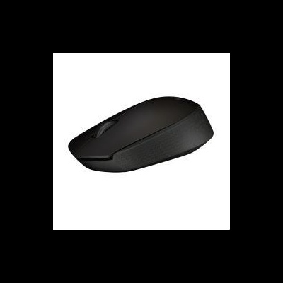 Rato de computador preto sem fios com textura lateral