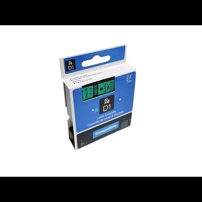 Embalação de cassete de fita para rotulador Brother D1 Azul e Branca