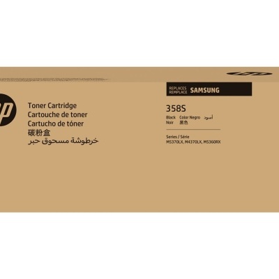 Caixa de cartucho de toner HP modelo 358S preta