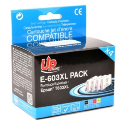 Caixa de cartuchos de tinta compatíveis UPprint E-603XL PACK para impressora Epson