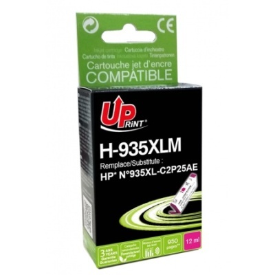 Cartucho tinta UPprint H-935XLM embalagem verde e preta