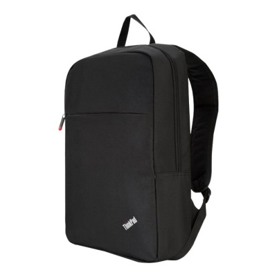 Mochila preta retangular com logo ThinkPad