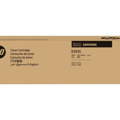 Caixa castanha de cartucho de toner HP para impressora Samsung