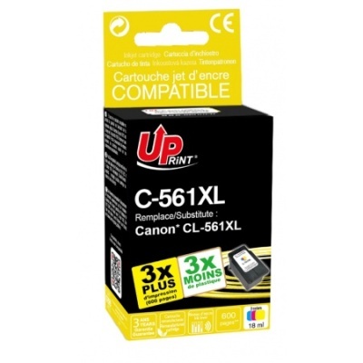 Embalagem de tinta para impressora UP Print C-561XL compatível Canon