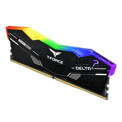 Módulo de memória RAM DDR5 T-FORCE DELTA ALPHA com iluminação RGB multicolor