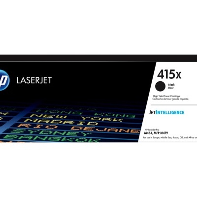 Caixa de toner HP LaserJet 415x preto