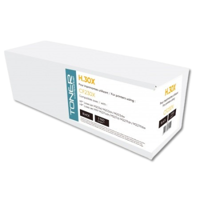 Caixa branca de toner preto para impressoras modelo CF230X