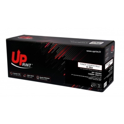 Embalagem preta e vermelha de toner compatível Up RINT H-36A
