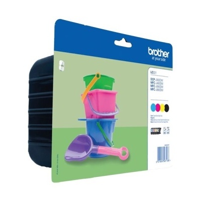 Conjunto de brinquedos de praia coloridos com embalagem marca brother