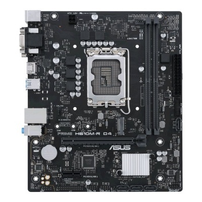 Placa-mãe ASUS PRIME H310M-R D4 preta para computador