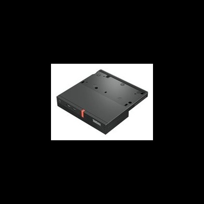 Computador portátil preto compacto com detalhes vermelhos