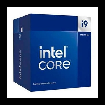Caixa azul do processador Intel Core i9 14ª geração