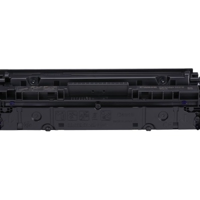 Cartucho de impressão preto em plástico com ranhuras e parafusos