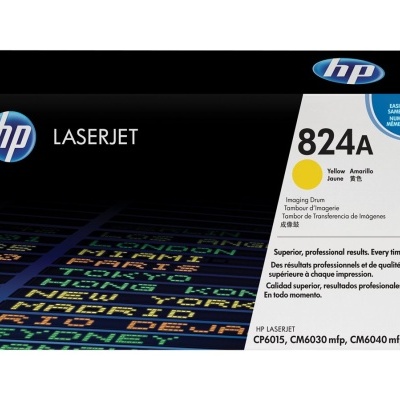 Cartucho de toner HP LaserJet 824A amarelo modelo CB386A