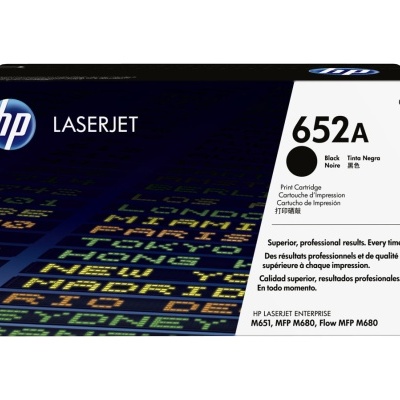 Embalagem cartucho de toner preto HP LaserJet 652A CF320A