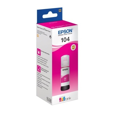 Embalo de tinteiro Epson 104 magenta para impressora