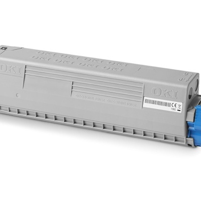 Cartucho de toner cinzento para impressora com conector azul