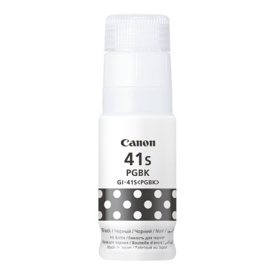 Frasco branco de tinta Canon 41s PGBK GI-41S(PGBK) com tampa transparente