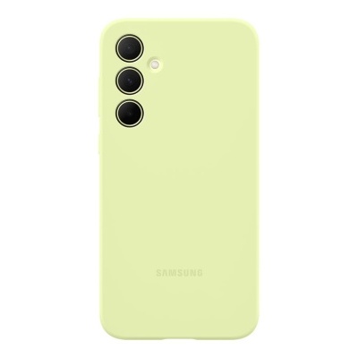 Smartphone Samsung verde claro com três câmaras traseiras