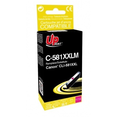Cartucho de tinta compatível UPrint C-581XXLM para impressora Canon