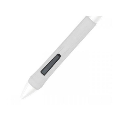 Caneta digital branca com ecrã negro