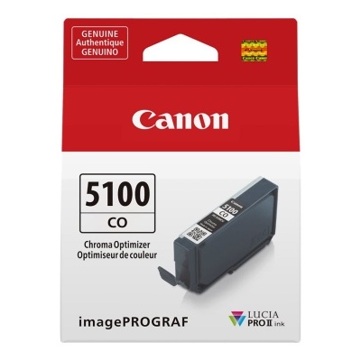 Tinteiro Canon 5100 CO Chroma Optimizer em embalagem vermelha e branca