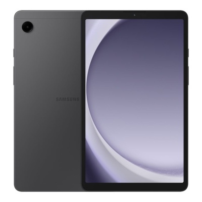 Tablet Samsung cinzento escuro com ecrã frontal ativo