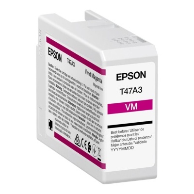 Cartucho de tinta Epson T47A3 cor magenta vívida