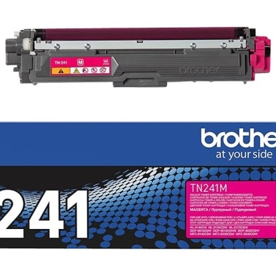 Toner Brother TN241M magenta com caixa azul e preta