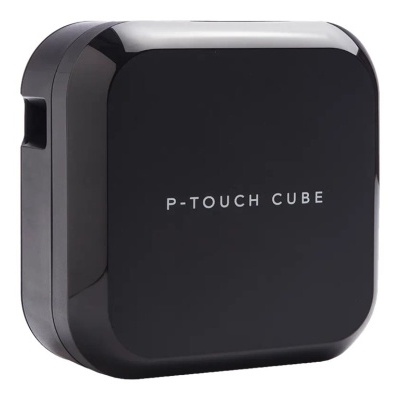 Dispositivo de etiquetagem preto P-TOUCH CUBE