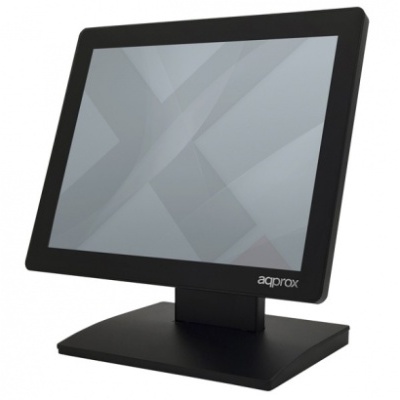 Monitor tátil preto Approx APPCPOS80 com base sólida