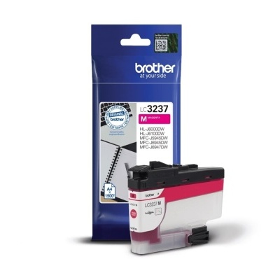 Cartucho de tinta magenta Brother LC-3237 M com embalagem azul
