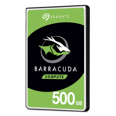 Disco rígido Seagate Barracuda Compute 500 GB verde e preto