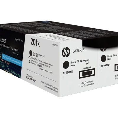 Caixa de cartucho de toner HP LaserJet 201X preto