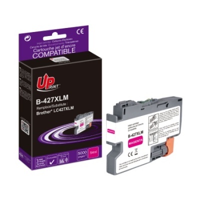 Cartucho de tinta magenta compatível UPrint B-427XLM para impressora Brother