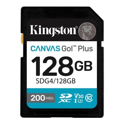 Cartão de memória SD Kingston Canvas Go! Plus 128GB
