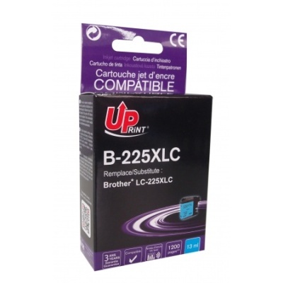 Caixa de cartucho de tinta compatível UP Print B-225XLC para Brother