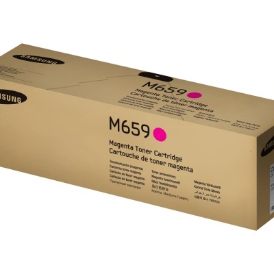 Embalagem de cartucho de toner magenta Samsung M659