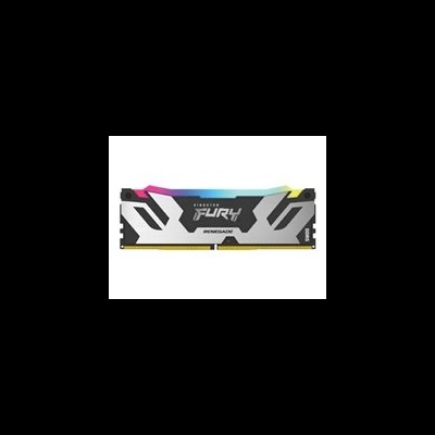 Módulo de memória RAM Kingston FURY Renegade cinzento com detalhes coloridos